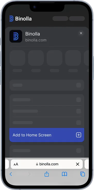 downloading the app in iOS
